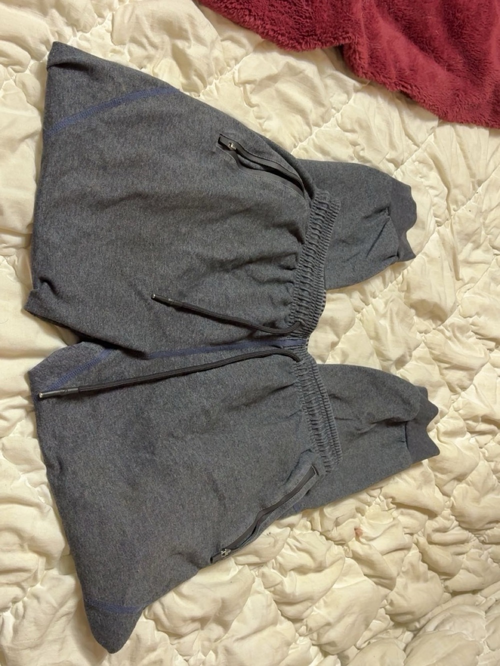 Men’s Gray Drawstring Jogger Pants